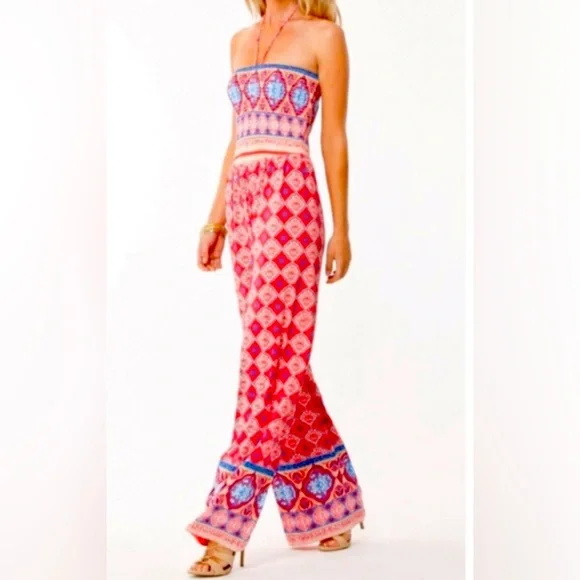 NWT Hale Bob Cemal Diamond Jumpsuit - Size Medium - Picture 1 of 3